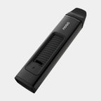 NOQA One nicotine free inhaler, the black device at an angle showing the noqa logo and the airflow slider